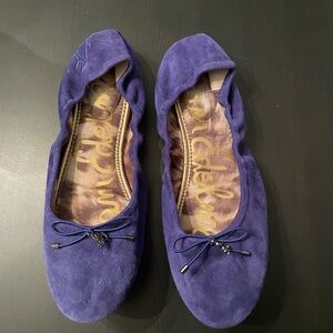 Sam Edelman Royal Blue Felicia Suede Women's Flats 9.5